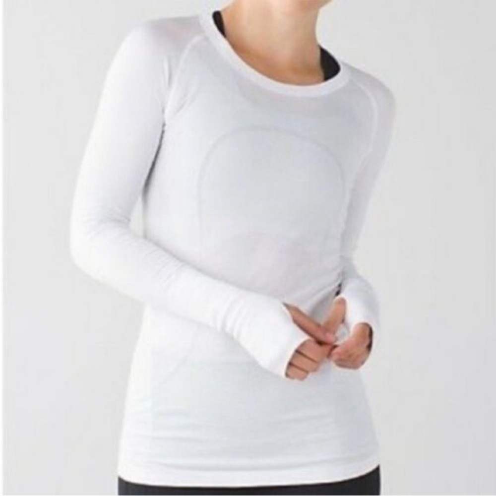 NEVER WORN Lululemon Long Sleeve Swiftly White